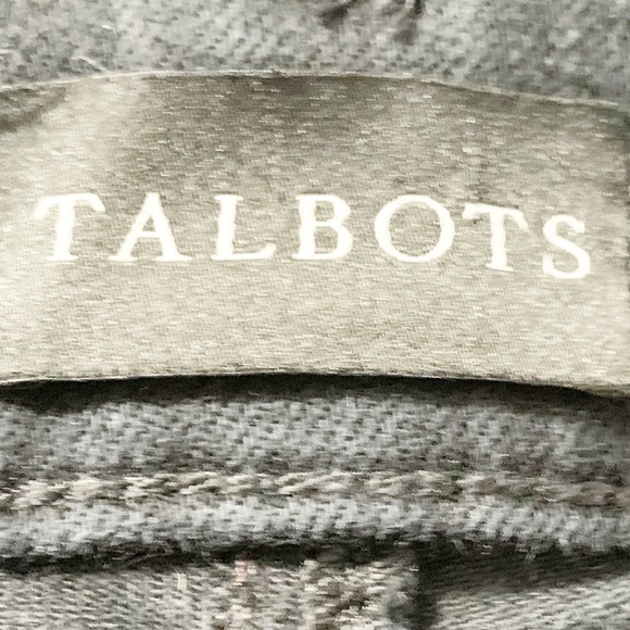 Talbots Slim Ankle Jeans Black Wash Denim Five Pocket Styling Size 4 🖤 - Picture 7 of 9